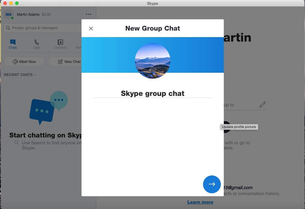 skype for mac not showing contacts